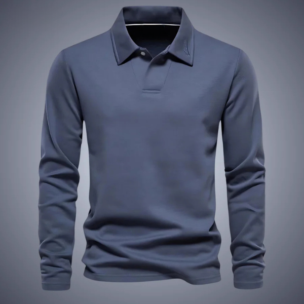 (1+1 Gratis) (NEW) BEST SELLER - Vincent® | Poloshirt met lange mouwen