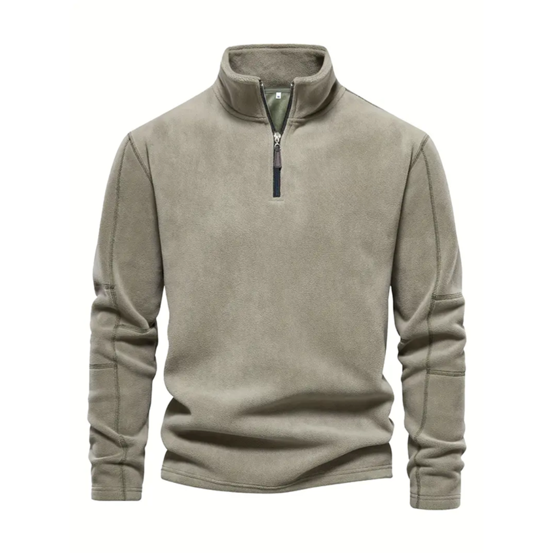 (NEW) BEST SELLER - Waylon® | Casual Stretch Sweatshirt met Halve Rits