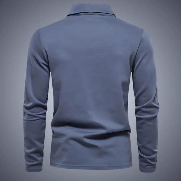 (1+1 Gratis) (NEW) BEST SELLER - Vincent® | Poloshirt met lange mouwen