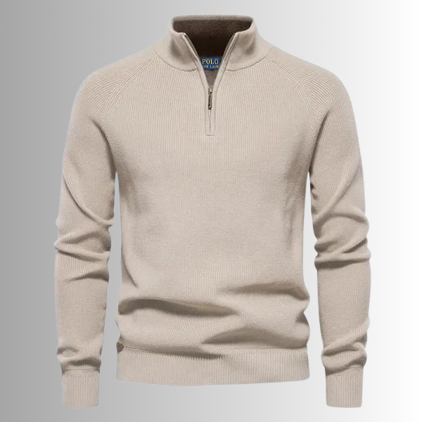 (1+1 Gratis) Scott® | Gebreide Zip Sweater Voor Mannen