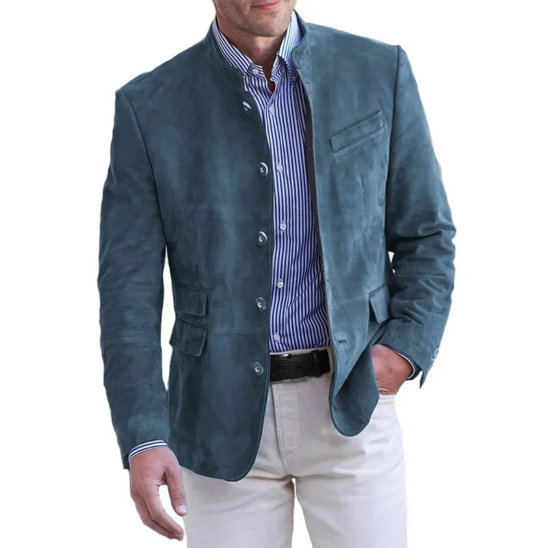 Elegant Suede Jacket voor mannen