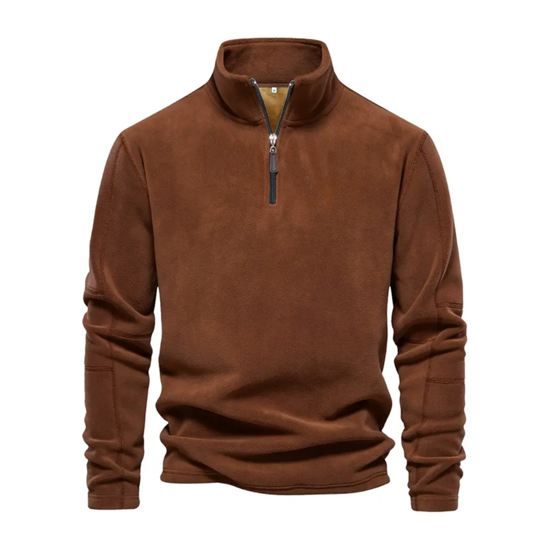 (NEW) BEST SELLER - Waylon® | Casual Stretch Sweatshirt met Halve Rits