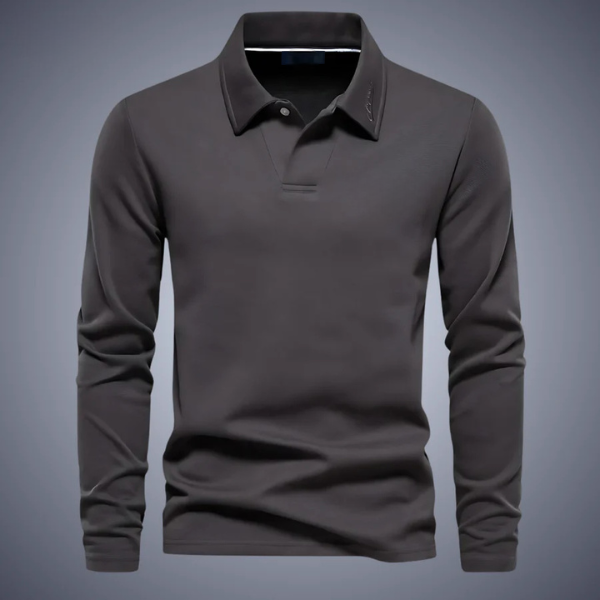 (1+1 Gratis) (NEW) BEST SELLER - Vincent® | Poloshirt met lange mouwen