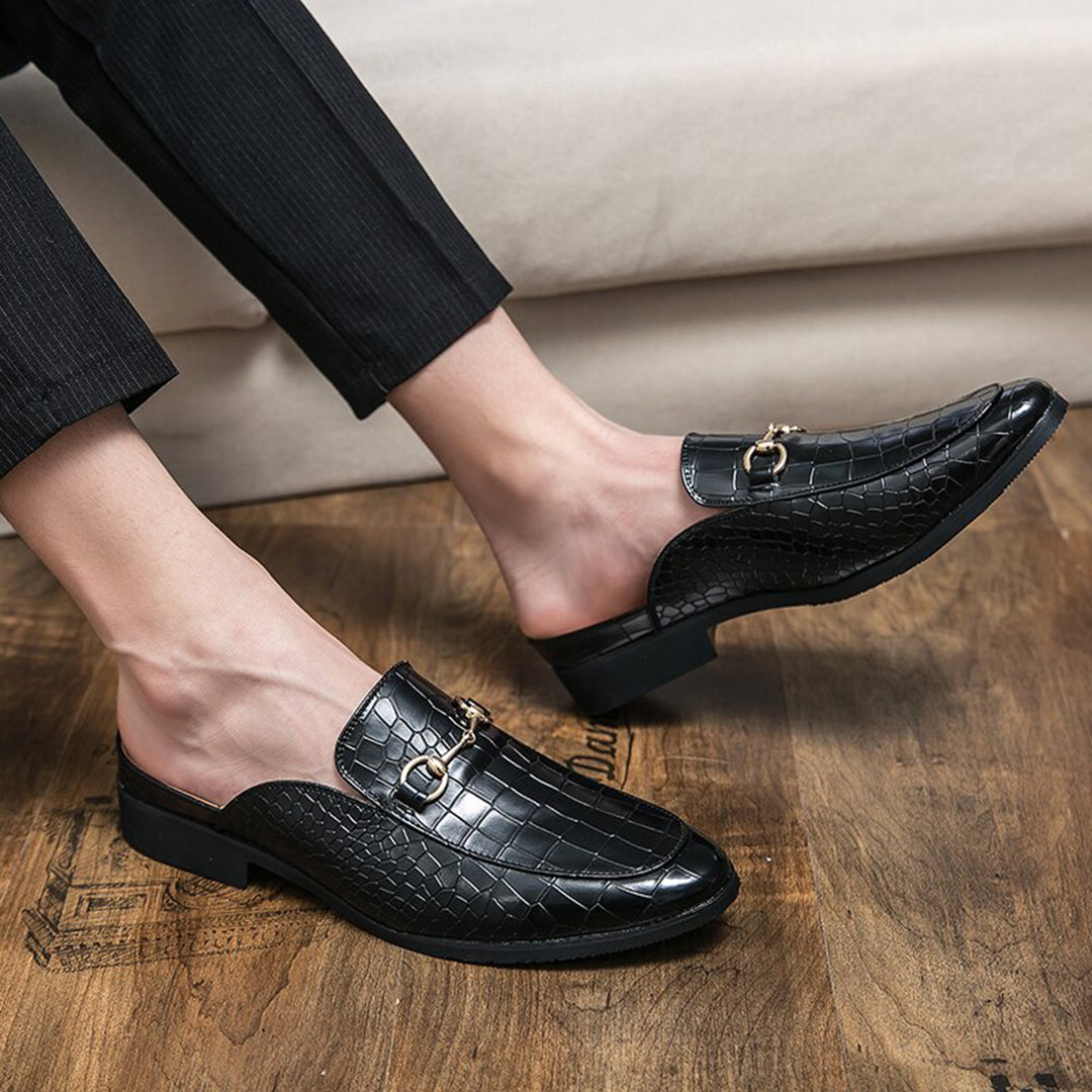 Stijlvolle loafers met open achterkant