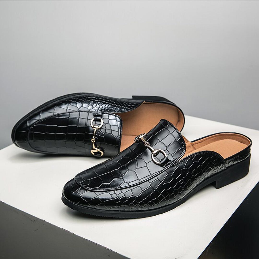 Stijlvolle loafers met open achterkant